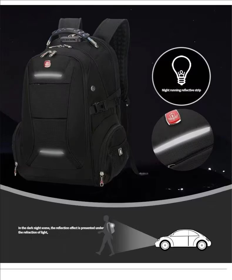 Anti-Theft Water-Resistant Large Capacity Lightweight Modern Oxford Laptop Backpack product detail