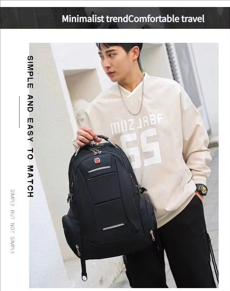 Anti-Theft Water-Resistant Large Capacity Lightweight Modern Oxford Laptop Backpack product detail