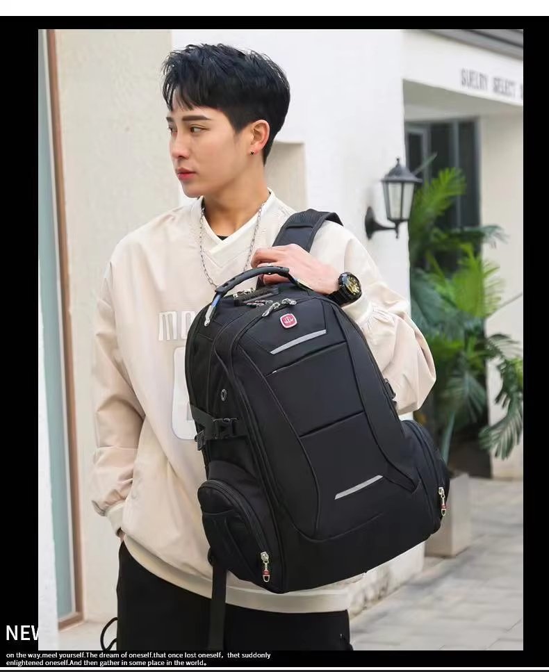 Anti-Theft Water-Resistant Large Capacity Lightweight Modern Oxford Laptop Backpack product detail