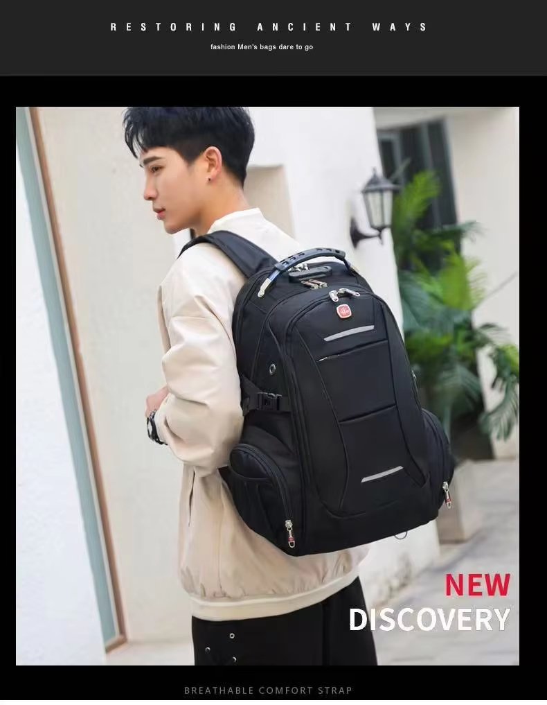 Anti-Theft Water-Resistant Large Capacity Lightweight Modern Oxford Laptop Backpack product detail