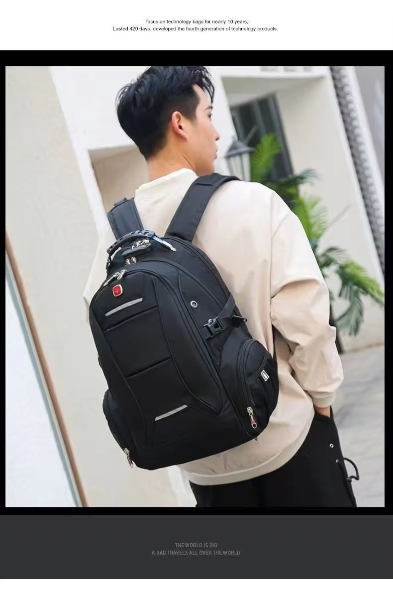 Anti-Theft Water-Resistant Large Capacity Lightweight Modern Oxford Laptop Backpack product detail