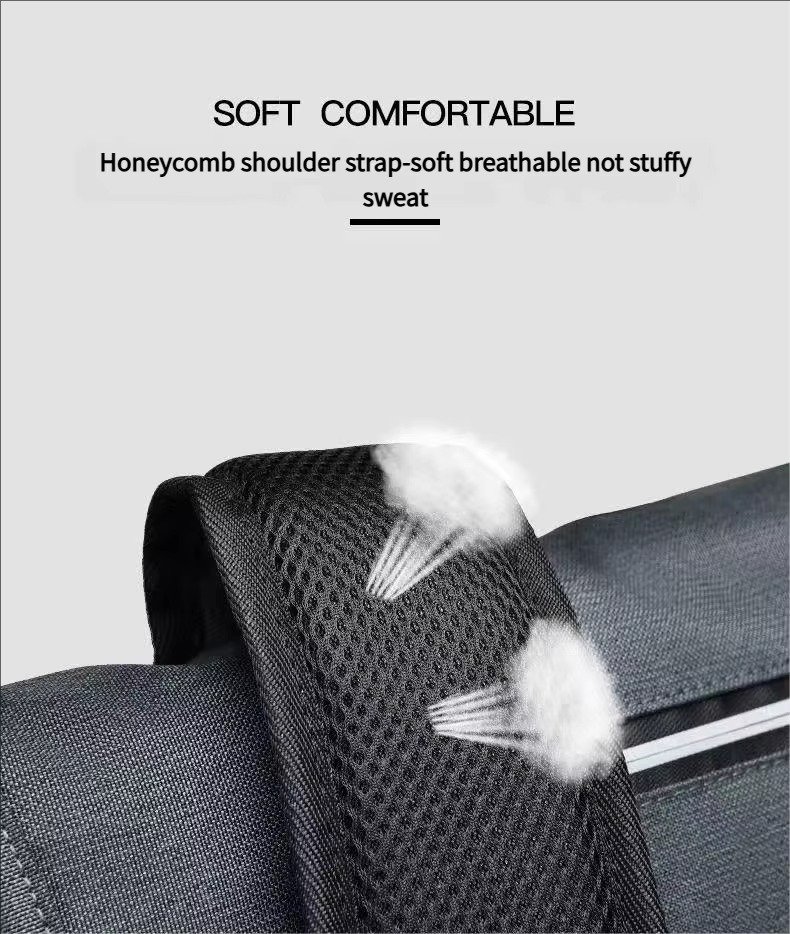 Style Casual Business Flap Laptop Backpack Large Capacity College Student School Travel Computer Backpacks with USB detail image