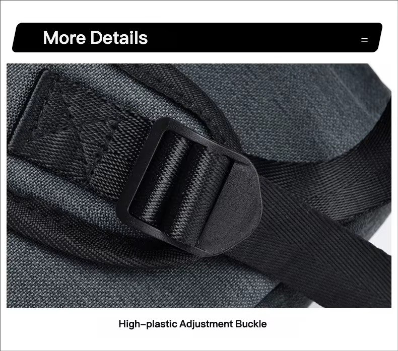 Style Casual Business Flap Laptop Backpack Large Capacity College Student School Travel Computer Backpacks with USB detail image