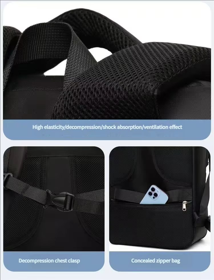 Anti-Theft Water-Resistant Large Capacity Business Travel Nylon Laptop Backpack product detail