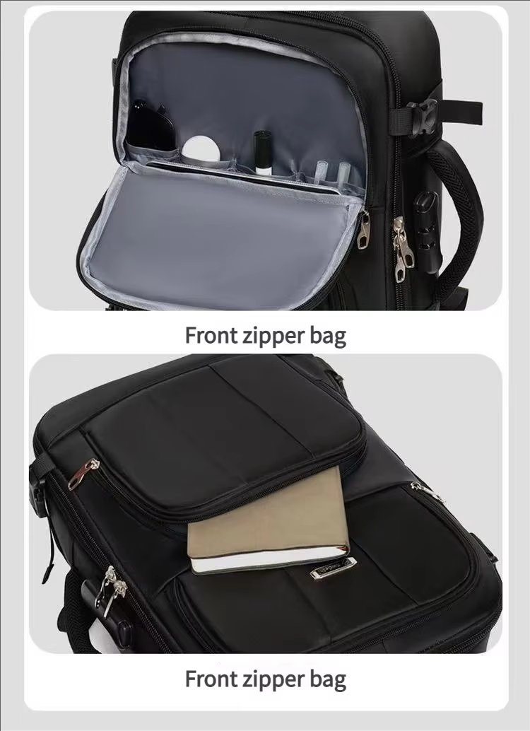 Anti-Theft Water-Resistant Large Capacity Business Travel Nylon Laptop Backpack product detail