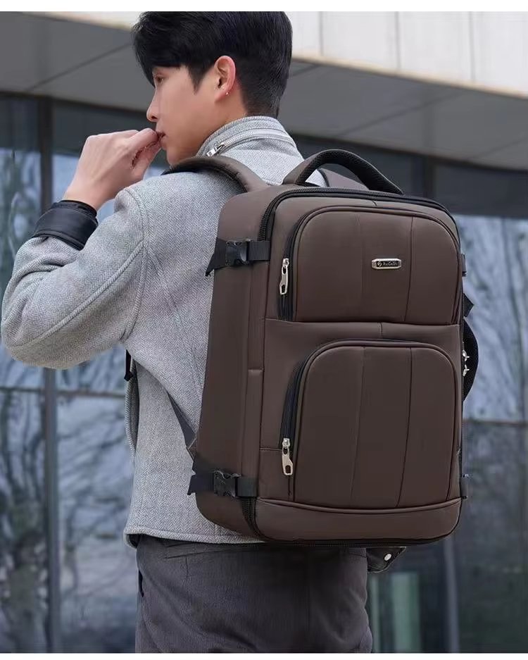 Anti-Theft Water-Resistant Large Capacity Business Travel Nylon Laptop Backpack product detail