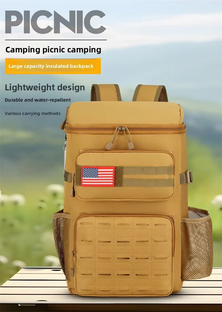 Lightweight Waterproof Thermal Insulation Picnic Beer Bag Ice Pack Outdoor Soft Lunch Cooler Insulated Backpack - product detail