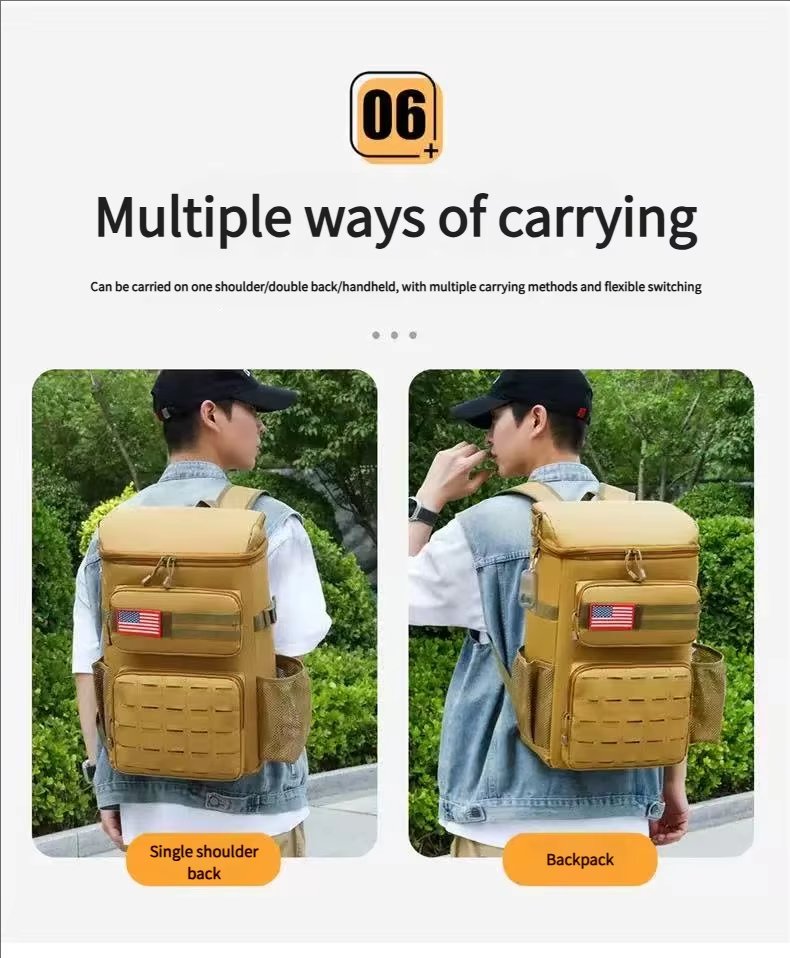 Lightweight Waterproof Thermal Insulation Picnic Beer Bag Ice Pack Outdoor Soft Lunch Cooler Insulated Backpack - product detail