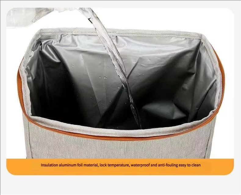 Waterproof Thickened Aluminum Foil Insulated Thermal Lunch Bags Reusable Outdoor Picnic Insulation Food Storage Bag - product detail