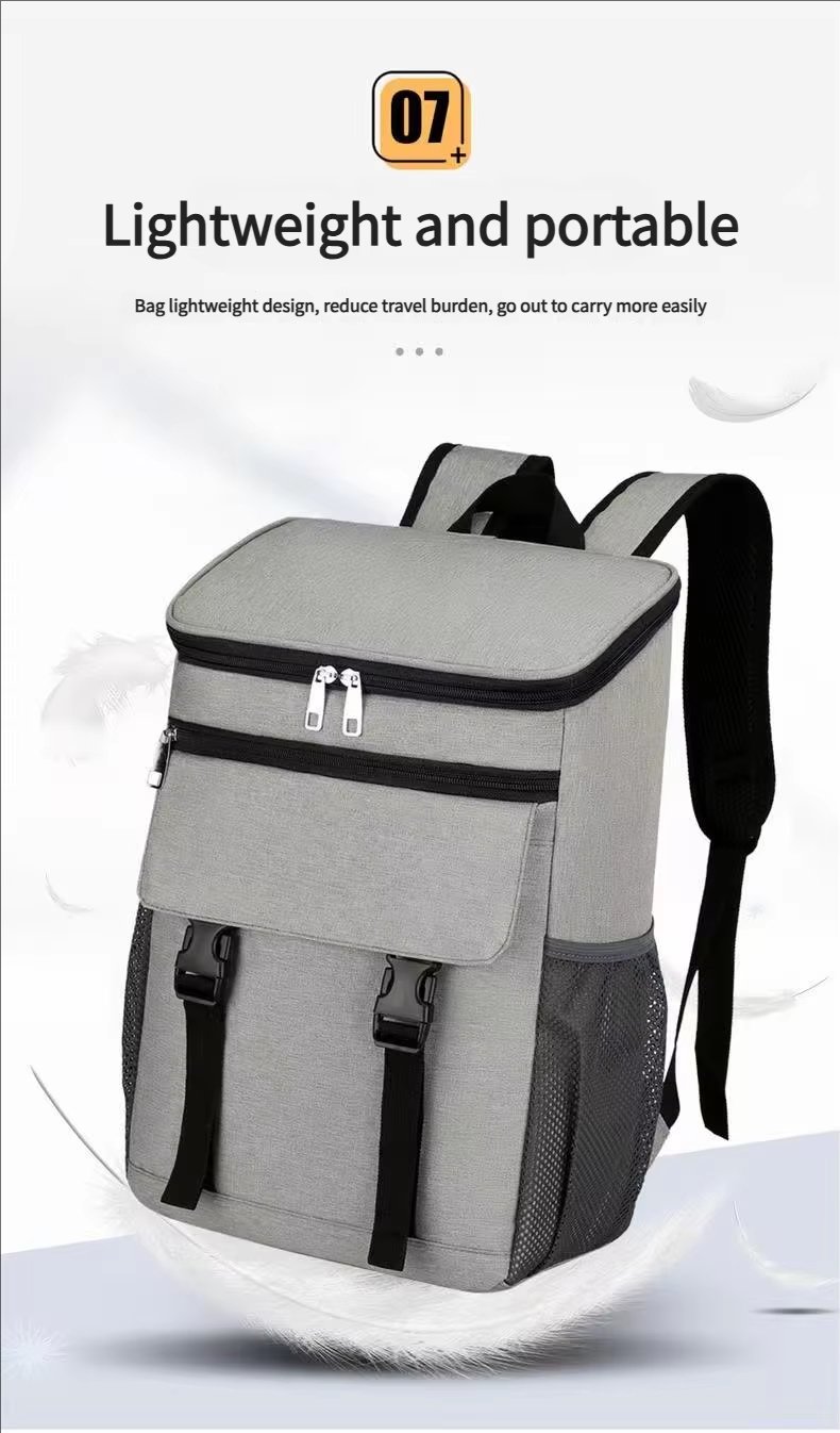 Classic British Style Insulated Thermal Cooler Bag Aluminum Foil Insulation for Lunch with Box - product detail