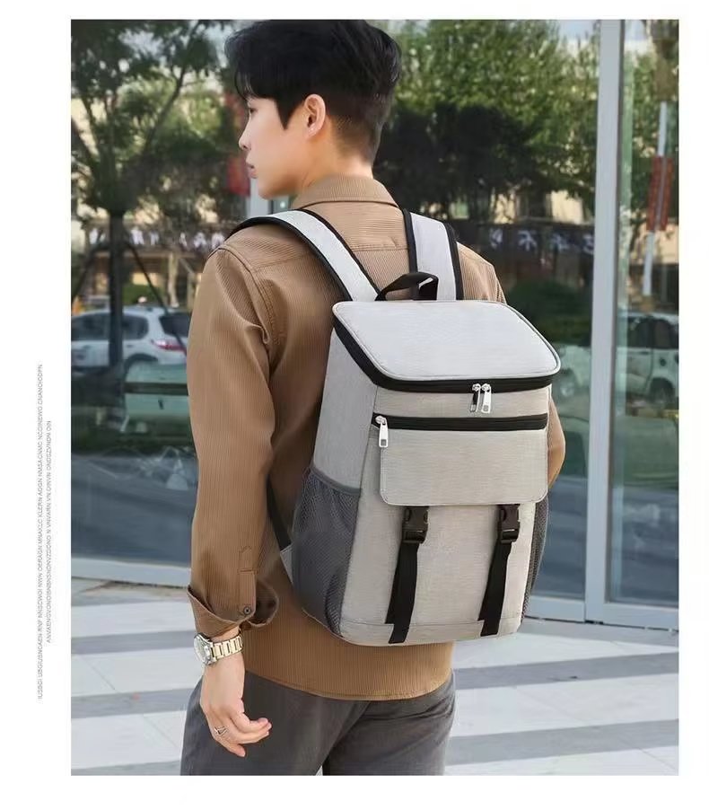 Classic British Style Insulated Thermal Cooler Bag Aluminum Foil Insulation for Lunch with Box - product detail