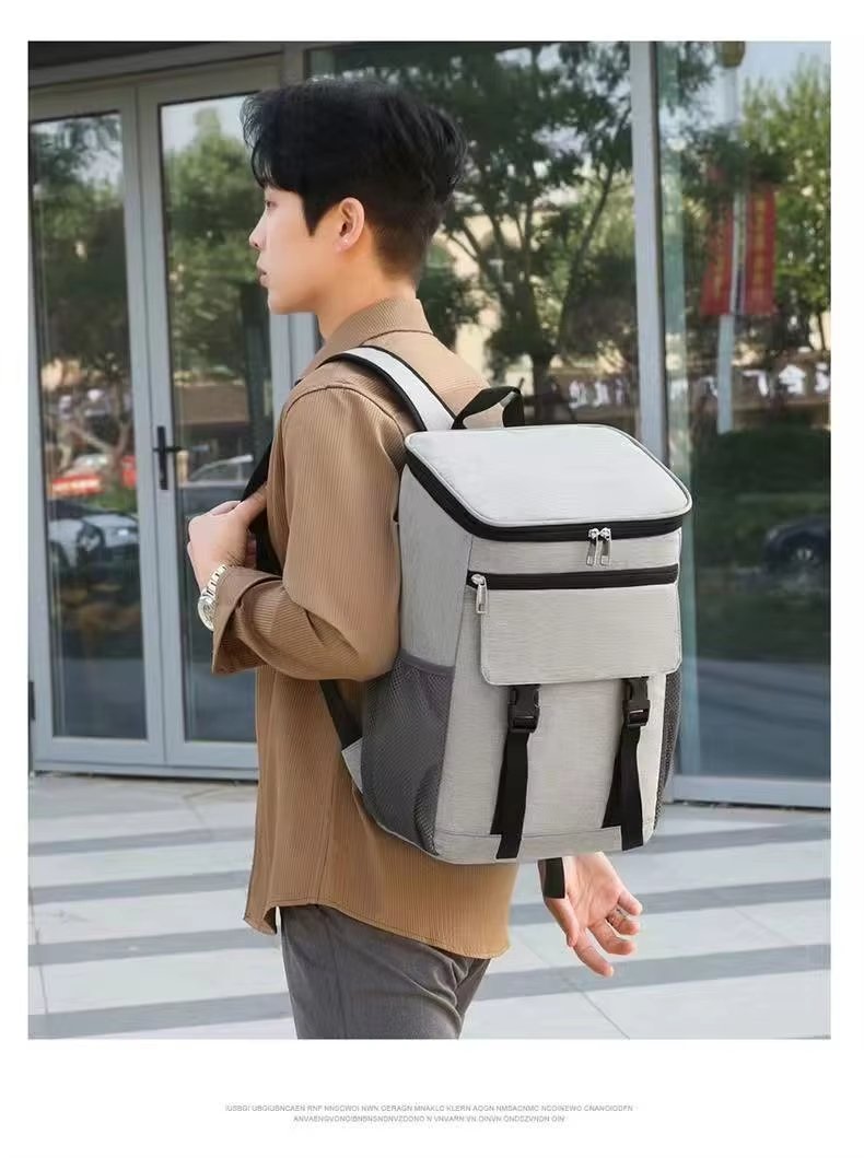 Classic British Style Insulated Thermal Cooler Bag Aluminum Foil Insulation for Lunch with Box - product detail