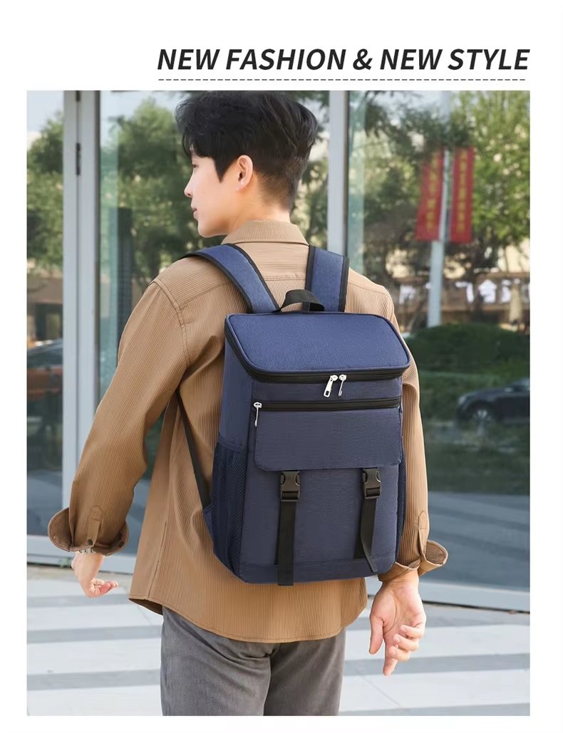 Classic British Style Insulated Thermal Cooler Bag Aluminum Foil Insulation for Lunch with Box - product detail