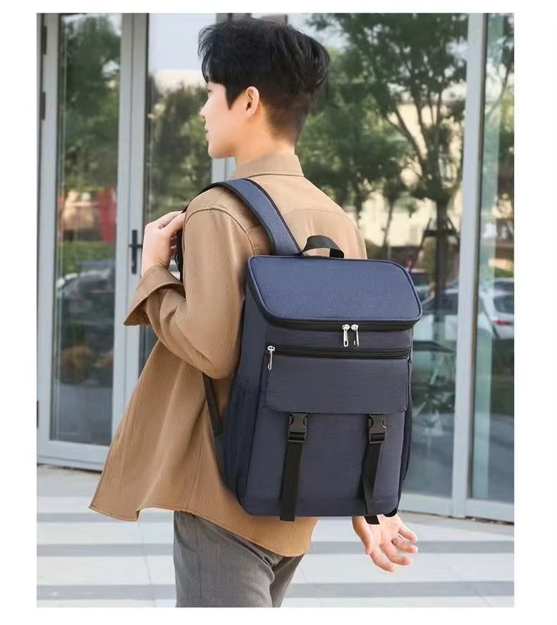 Classic British Style Insulated Thermal Cooler Bag Aluminum Foil Insulation for Lunch with Box - product detail