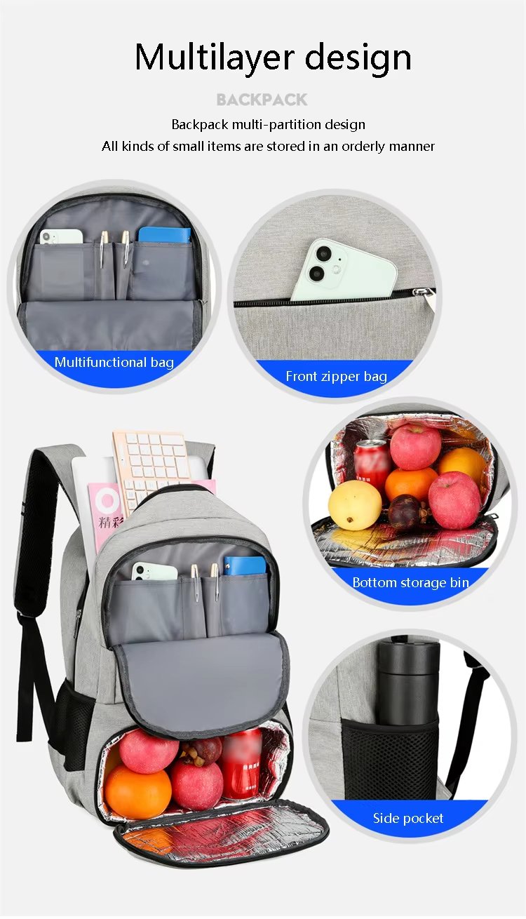 Reusable Large Capacity Thermal Outdoor Insulated Picnic Cooler Backpack Water Resistant Leakproof Cold Shoulder Ice Beer Bag - product detail