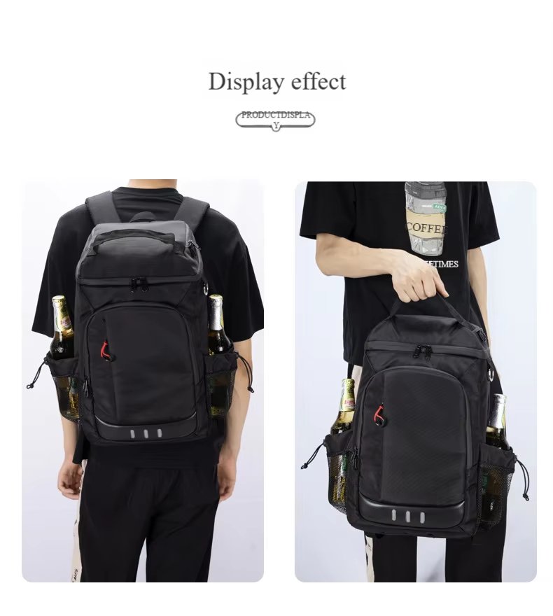 Travel Folding Camping Basket Constant Temperature Beach Cooler Bags Grocery Basket Foldable Outdoor Insulated Picnic Baskets - product detail
