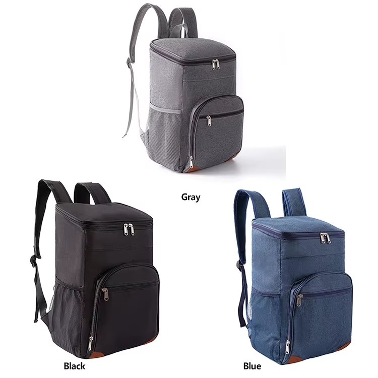 Custom Large Capacity Double-Layer Foil Insulation Shoulder Crossbody Cooler Bag Waterproof Outdoor Camping Picnic Lunch Bag - product detail