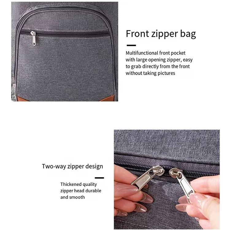 Custom Large Capacity Double-Layer Foil Insulation Shoulder Crossbody Cooler Bag Waterproof Outdoor Camping Picnic Lunch Bag - product detail
