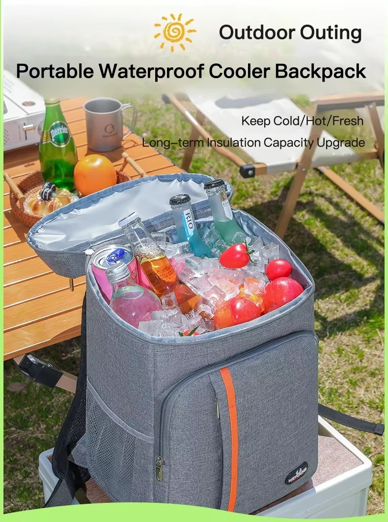 Triple-Layer Insulated Cooler Backpack, Reinforced for Durability product detail
