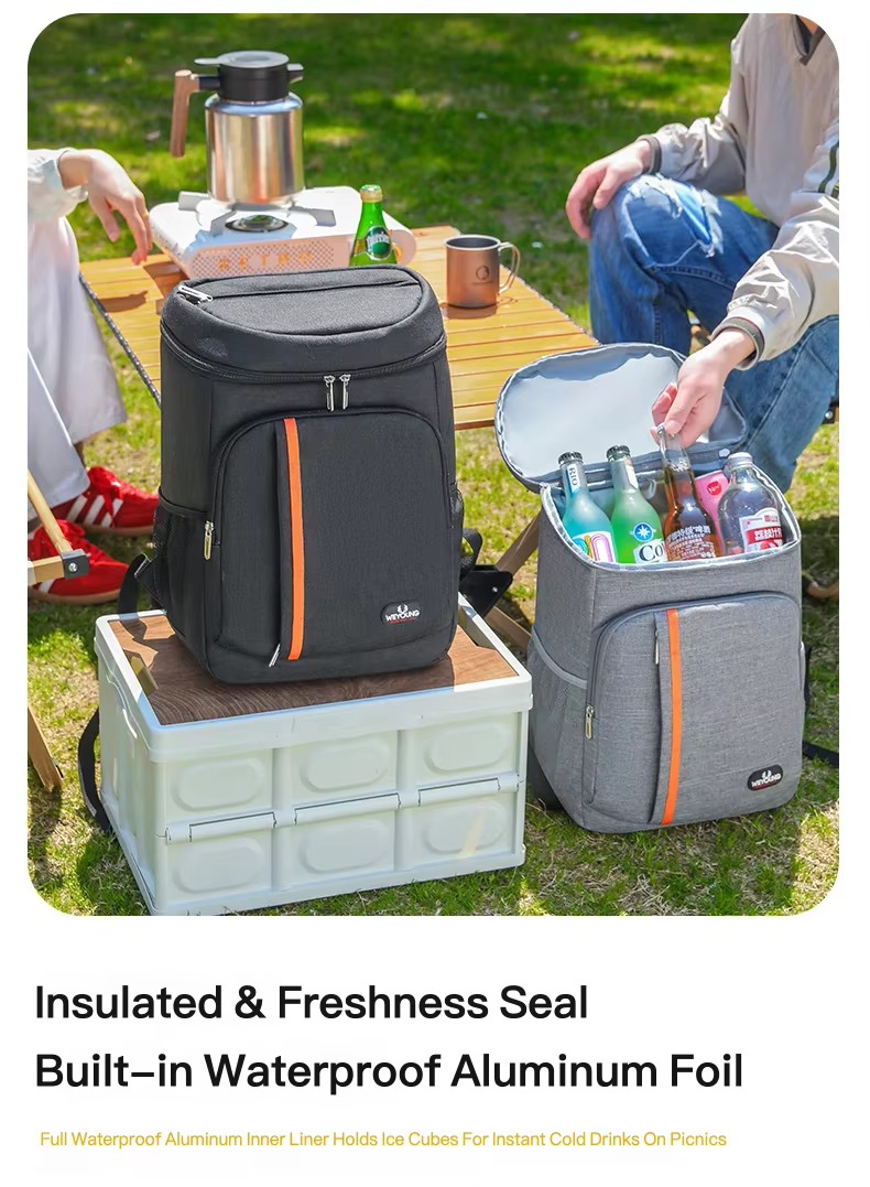 Triple-Layer Insulated Cooler Backpack, Reinforced for Durability product detail
