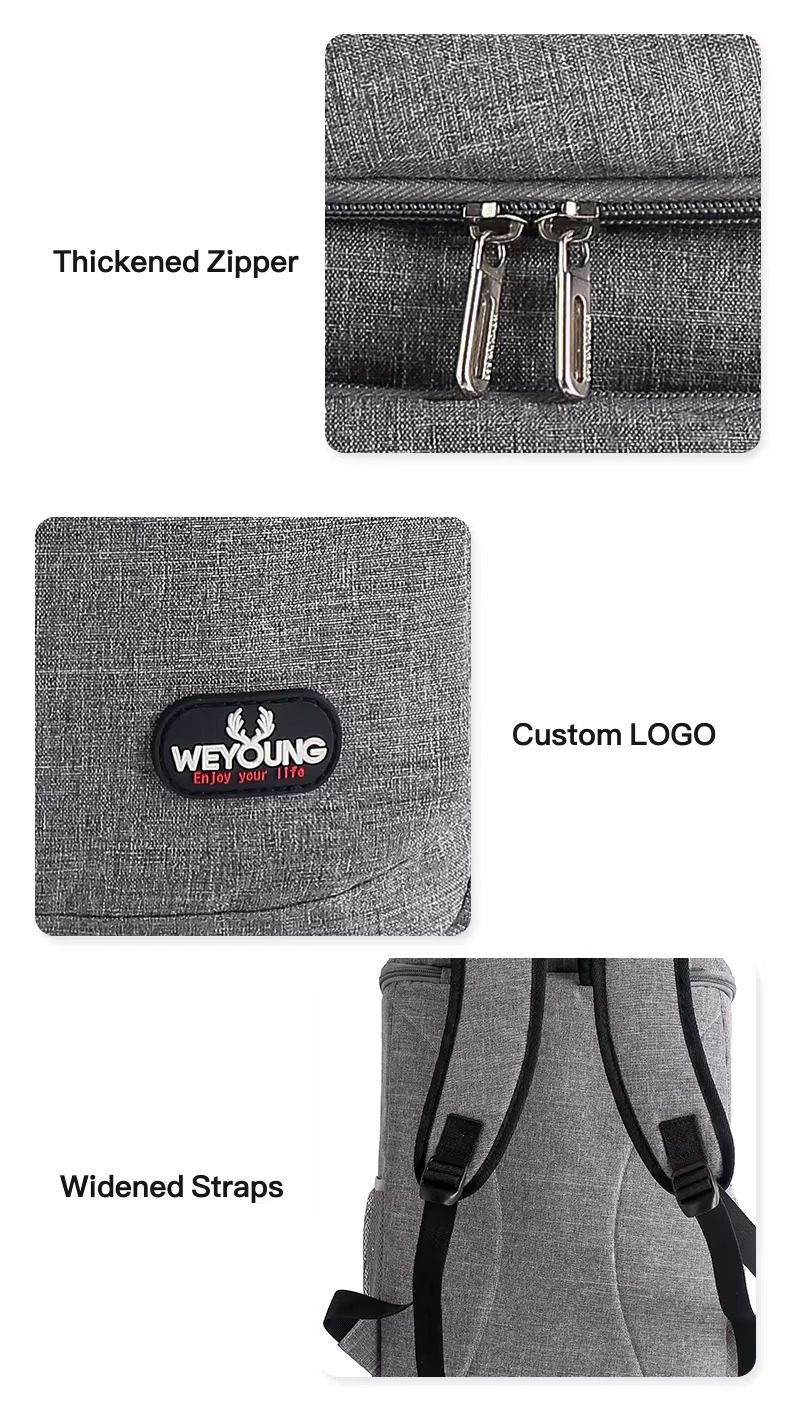 Triple-Layer Insulated Cooler Backpack, Reinforced for Durability product detail