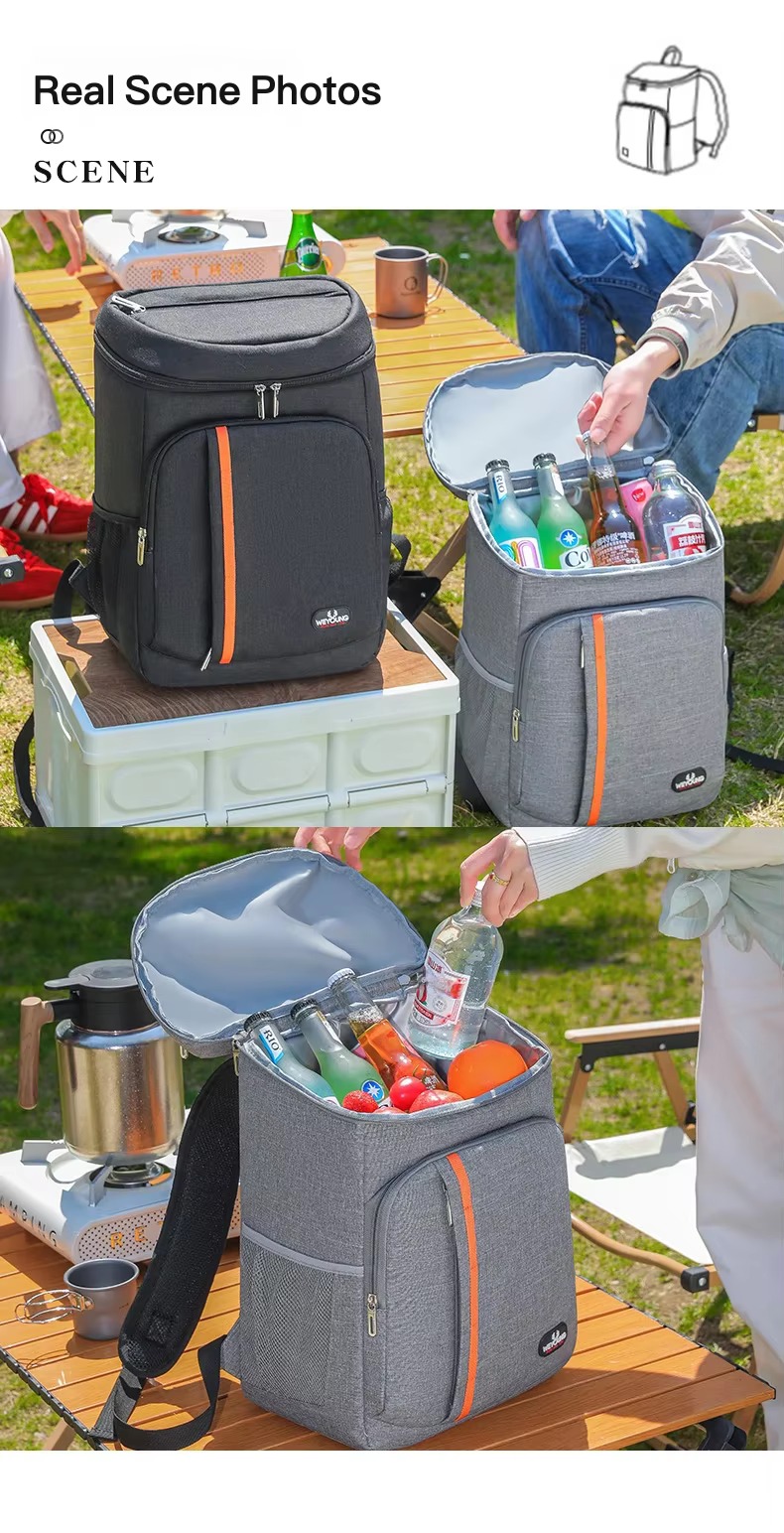 Triple-Layer Insulated Cooler Backpack, Reinforced for Durability product detail
