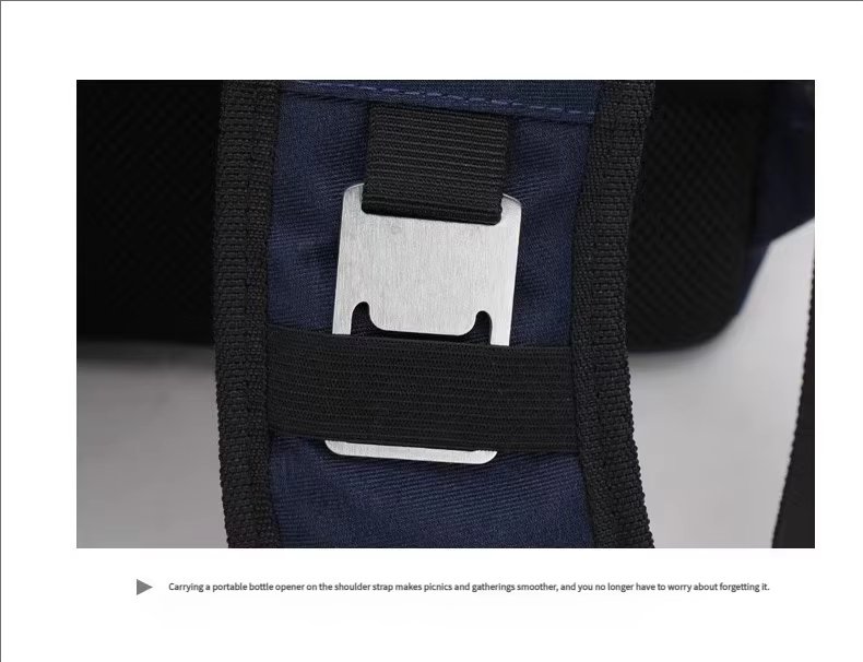 Custom Double Layer Insulated Thermal Tote Cooler Box Large Capacity Lunch Bag Shoulder Strap for Office Travel - product detail
