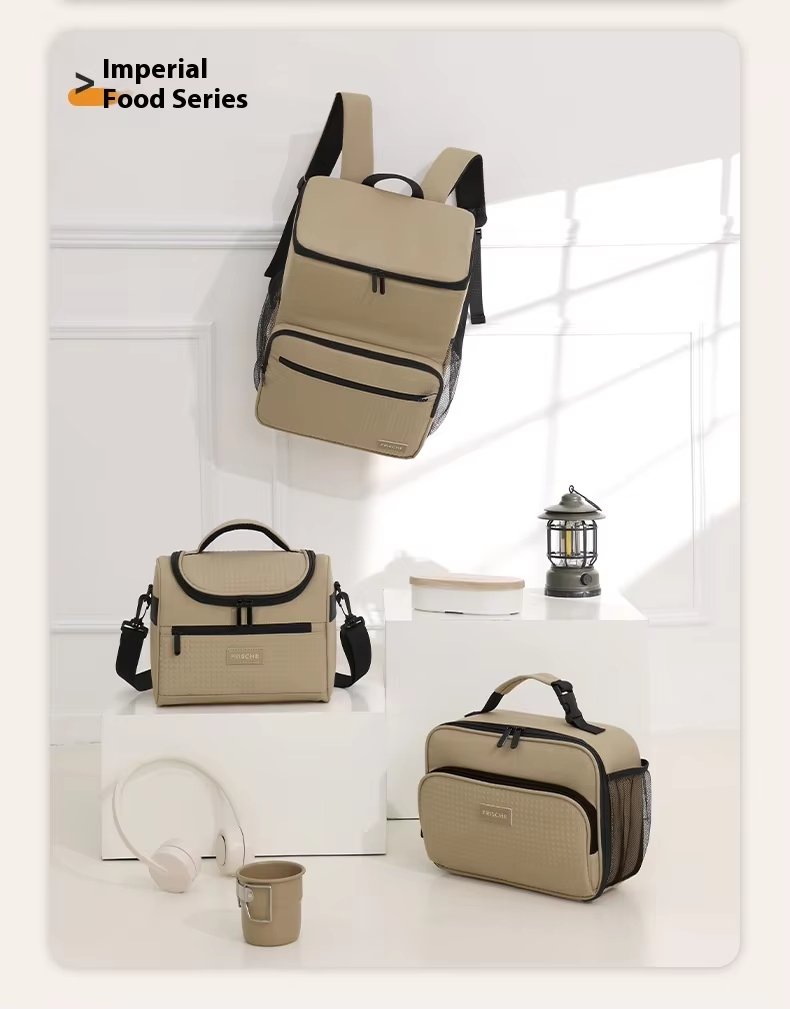 Multifunctional Oxford Material Family Lunch Bag Portable Cooler Tote Bento for Kids Box Set with - product detail