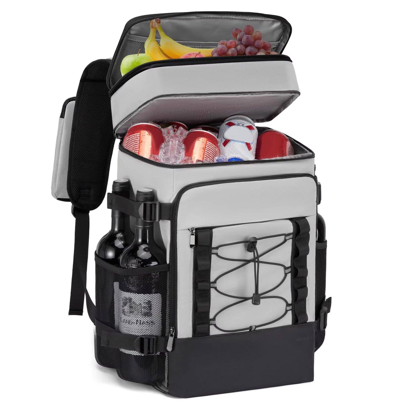 Customized Waterproof Insulated Cooler Backpack Thickened Leakproof Picnic Ice Bag Portable Outdoor Camping Thermal Storage Pack product detail