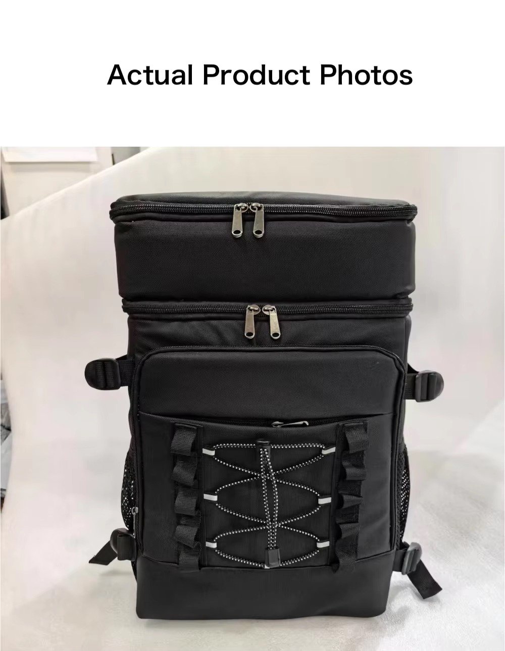 Customized Waterproof Insulated Cooler Backpack Thickened Leakproof Picnic Ice Bag Portable Outdoor Camping Thermal Storage Pack product detail