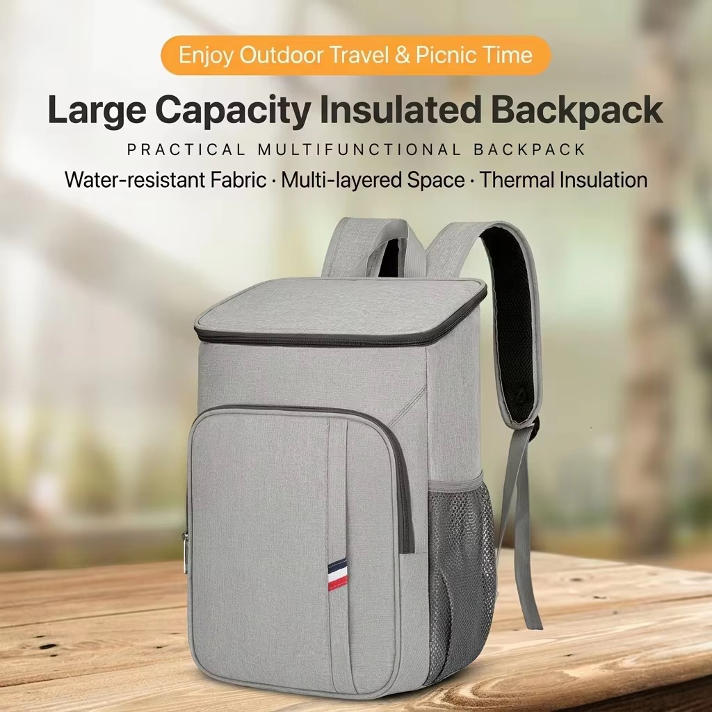 Leak-Proof Insulated Cooler Backpack with Multi-Pocket Storage product detail