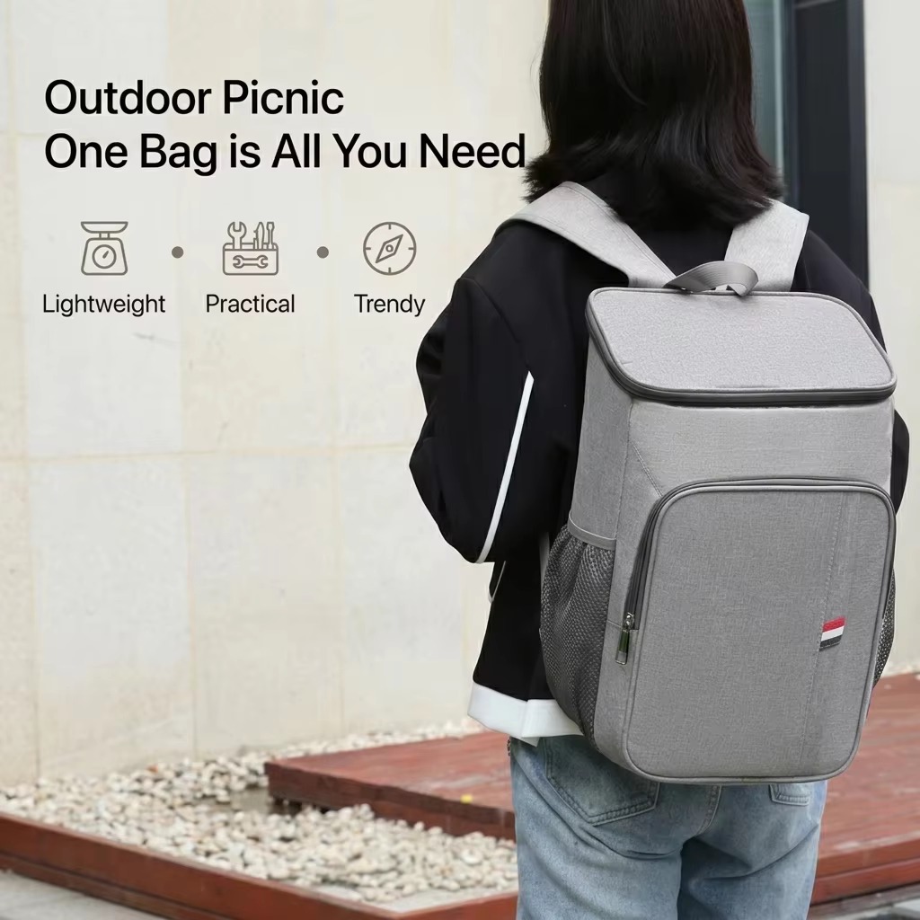 Leak-Proof Insulated Cooler Backpack with Multi-Pocket Storage product detail