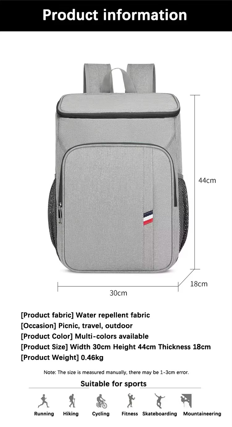 Leak-Proof Insulated Cooler Backpack with Multi-Pocket Storage product detail