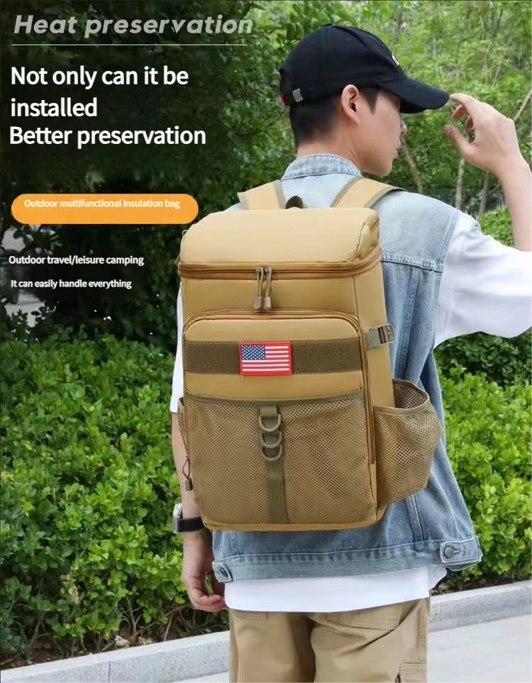Large Capacity Oxford Waterproof Leak Proof Picnic Lunch Backpacks New Design Soft Insulated Tactical Cooler Bag - product detail