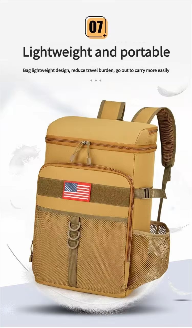 Large Capacity Oxford Waterproof Leak Proof Picnic Lunch Backpacks New Design Soft Insulated Tactical Cooler Bag - product detail