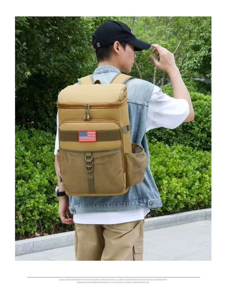 Large Capacity Oxford Waterproof Leak Proof Picnic Lunch Backpacks New Design Soft Insulated Tactical Cooler Bag - product detail
