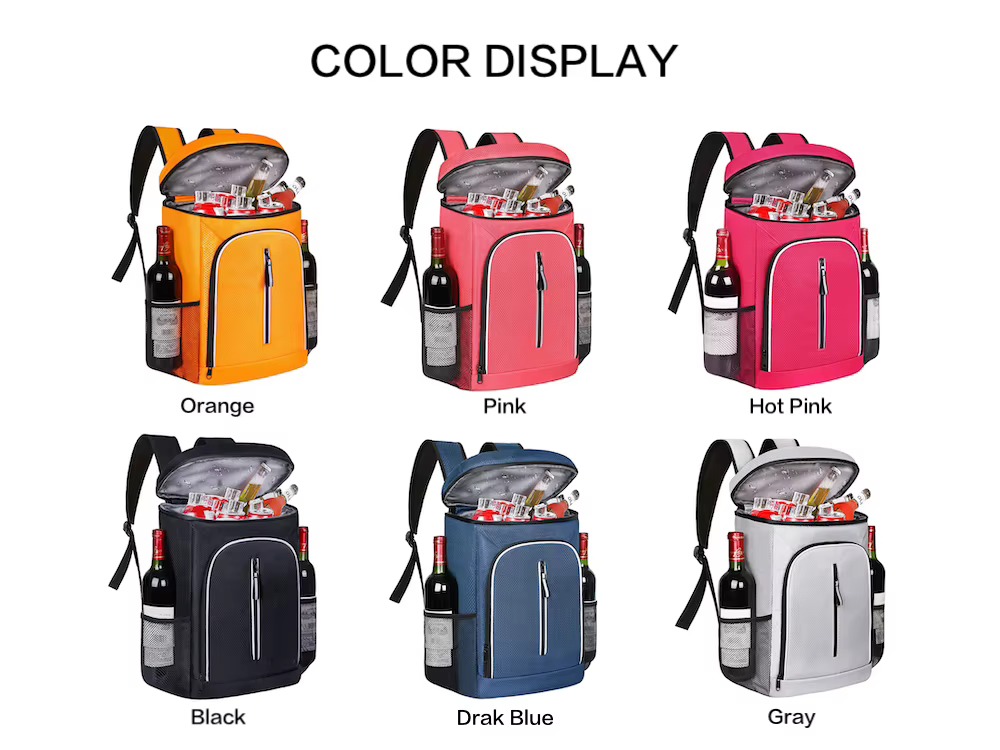Cooler Backpack with Leak-Proof Horizontal Zipper Design product detail