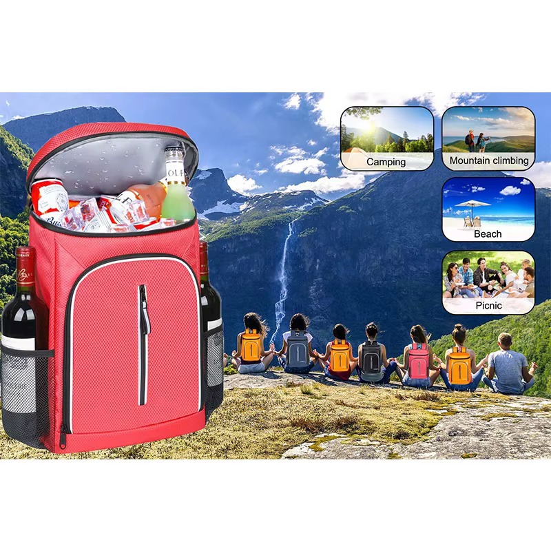 Cooler Backpack with Leak-Proof Horizontal Zipper Design product detail