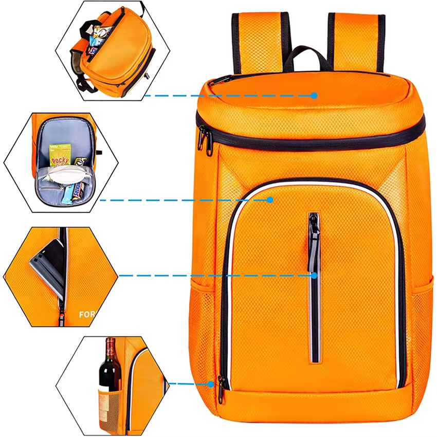 Cooler Backpack with Leak-Proof Horizontal Zipper Design product detail