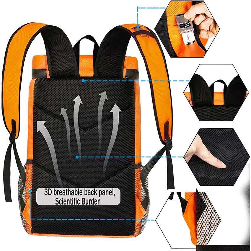 Cooler Backpack with Leak-Proof Horizontal Zipper Design product detail