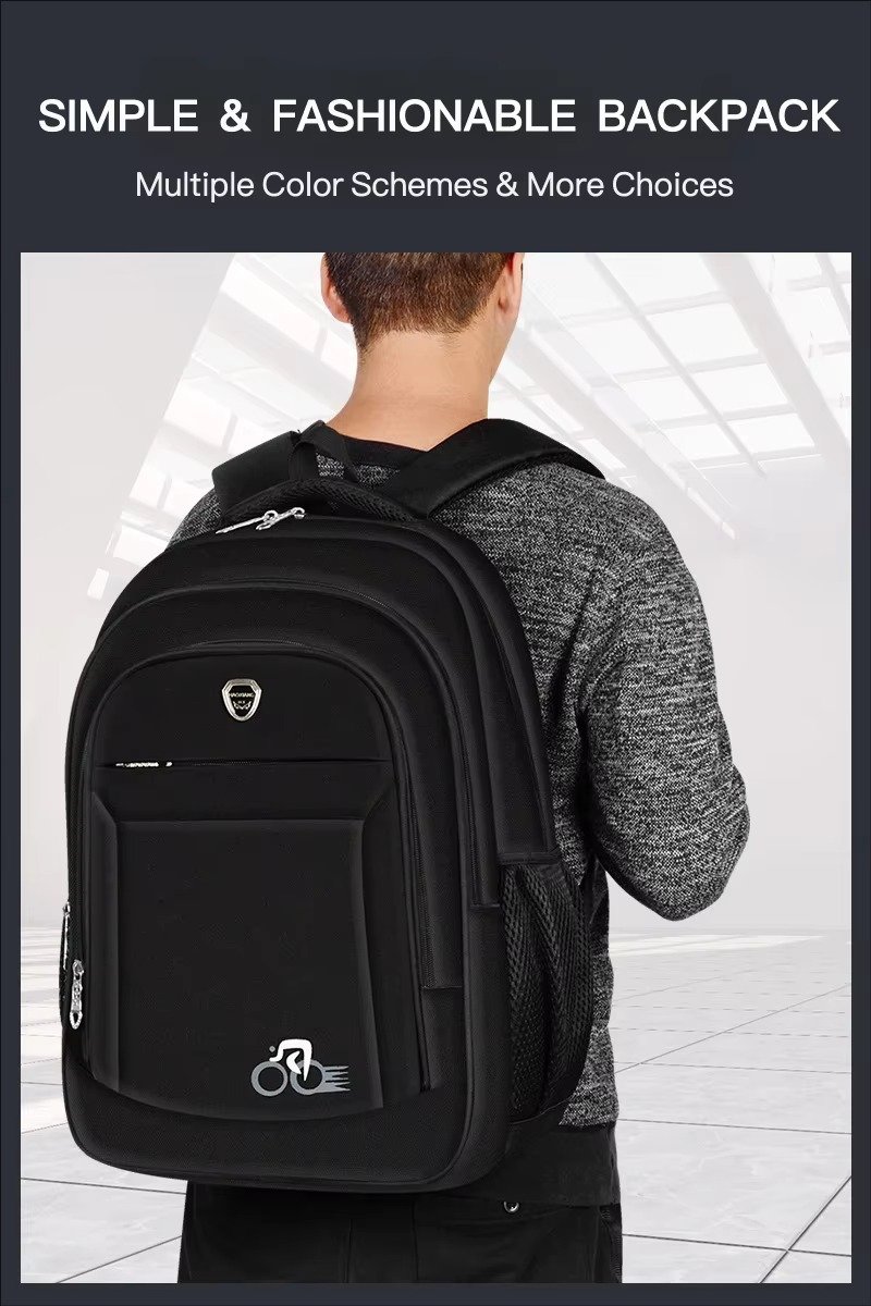 Factory Customized Logo Laptop Backpack Large Capacity Business Computer Bag Multifunctional College Student Schoolbag detail image