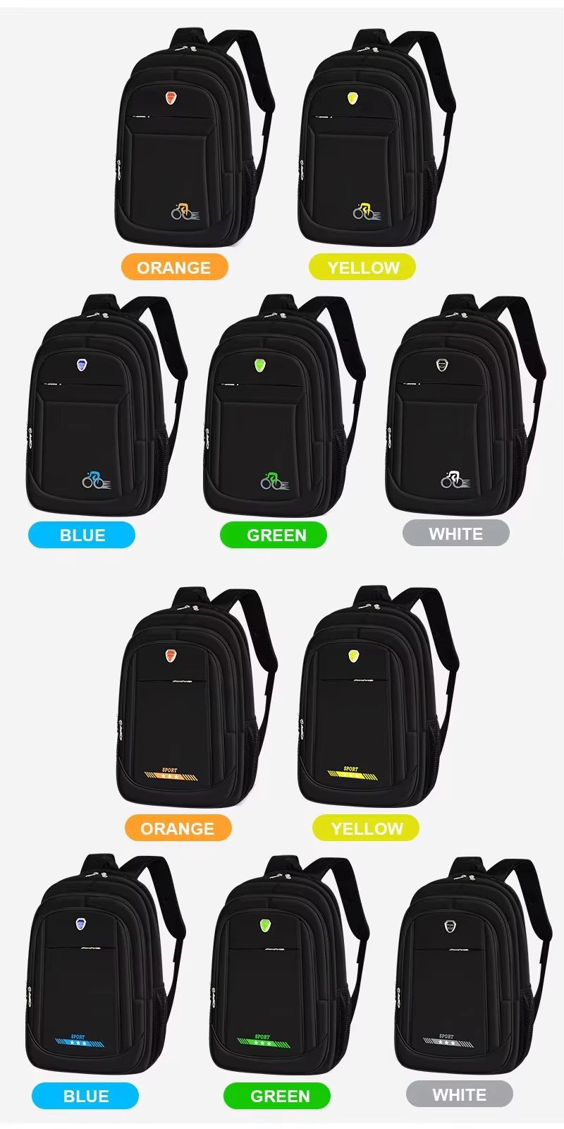 Factory Customized Logo Laptop Backpack Large Capacity Business Computer Bag Multifunctional College Student Schoolbag detail image