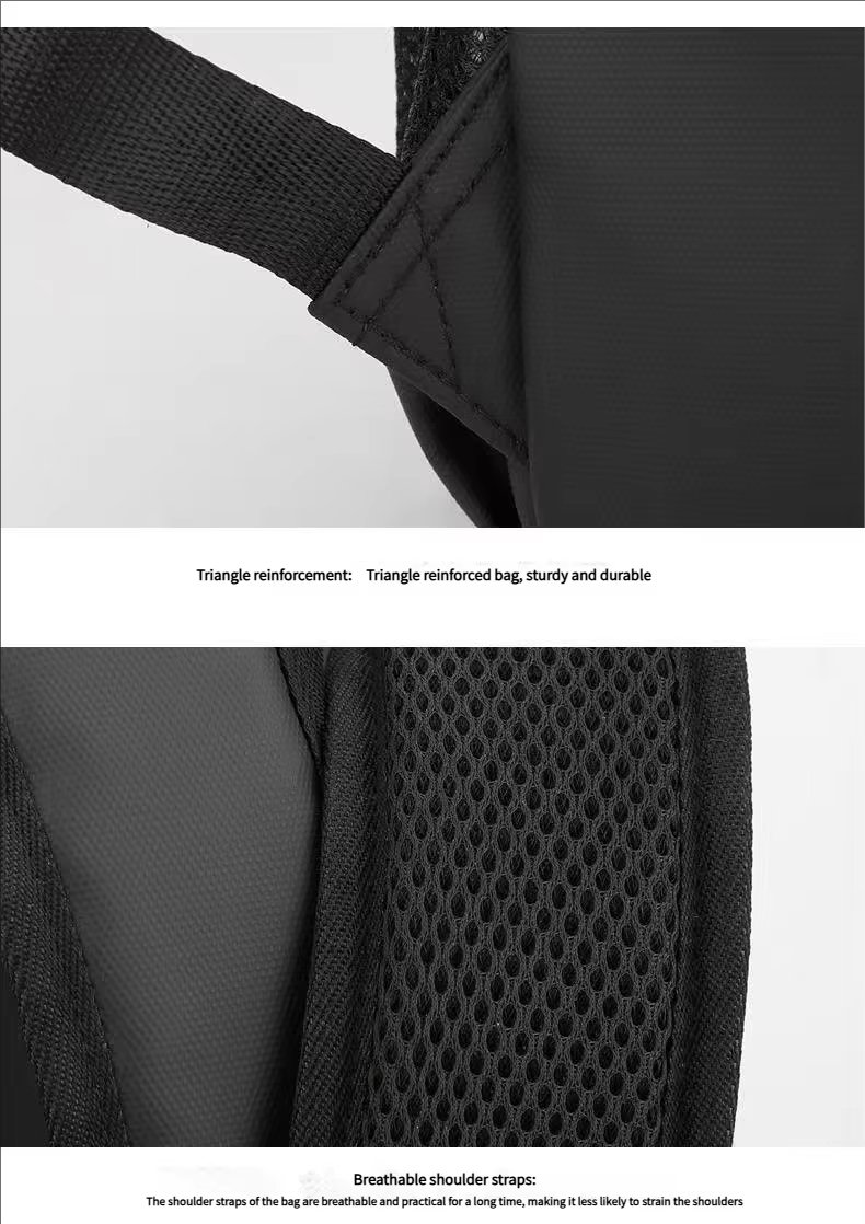 Water-Resistant Large Capacity Business School Nylon Laptop Backpack product detail