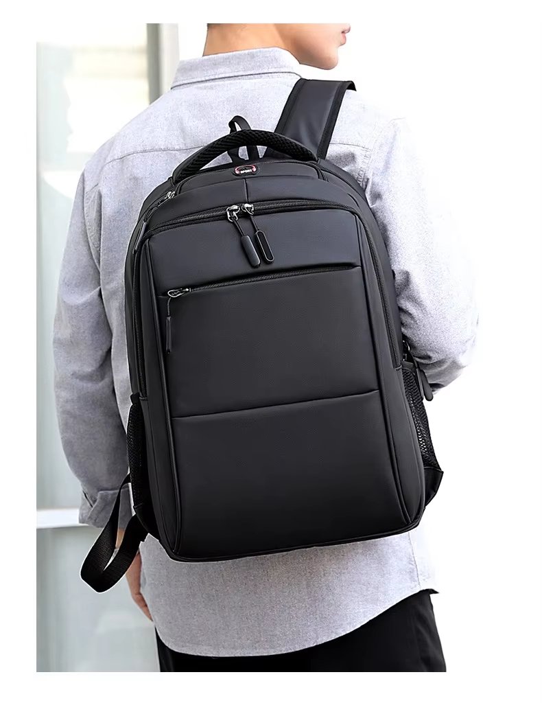 Water-Resistant Large Capacity Business School Nylon Laptop Backpack product detail