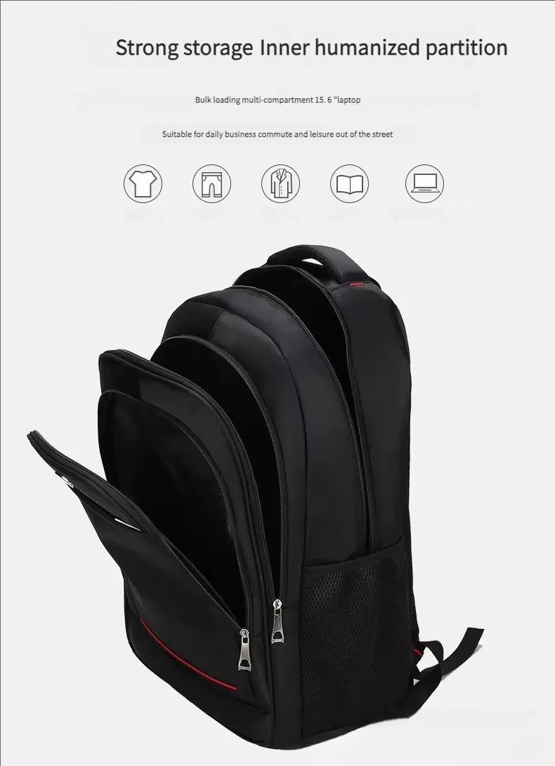 Water-Resistant Large Capacity Outdoor Business School Nylon Laptop Backpack product detail