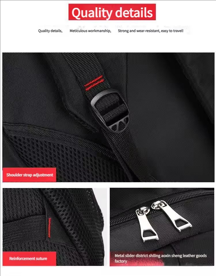 Water-Resistant Large Capacity Outdoor Business School Nylon Laptop Backpack product detail