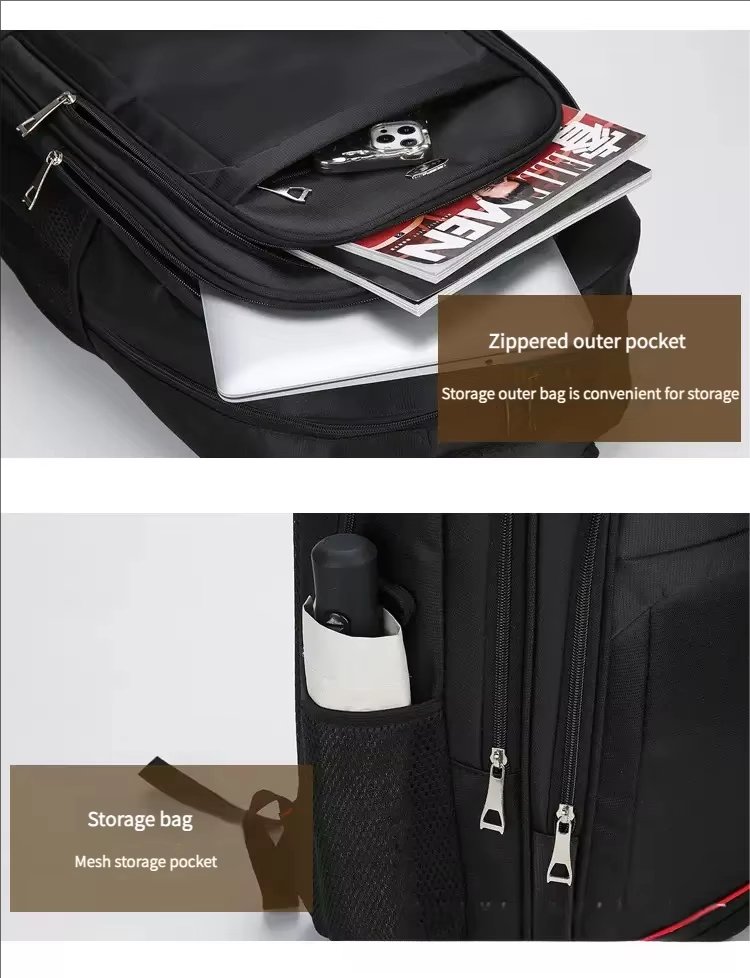 Water-Resistant Large Capacity Outdoor Business School Nylon Laptop Backpack product detail