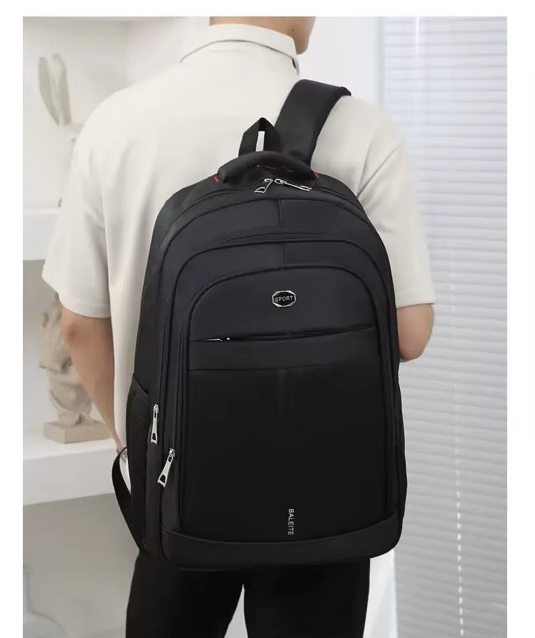 Water-Resistant Large Capacity Outdoor Business School Nylon Laptop Backpack product detail