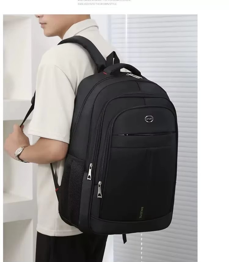 Water-Resistant Large Capacity Outdoor Business School Nylon Laptop Backpack product detail