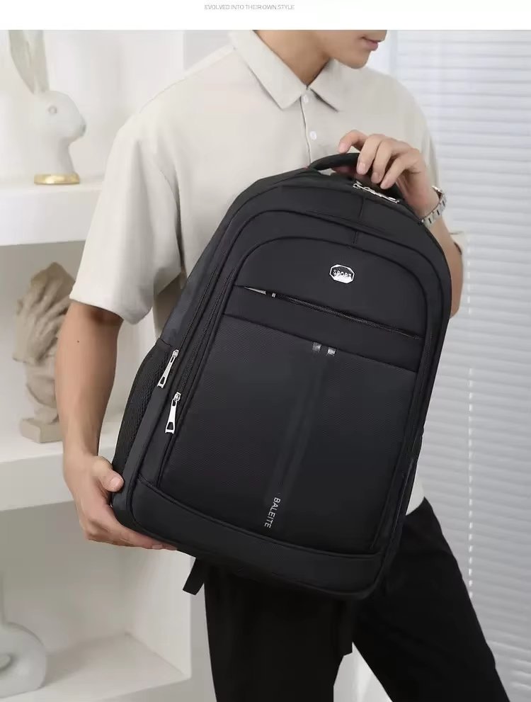 Water-Resistant Large Capacity Outdoor Business School Nylon Laptop Backpack product detail